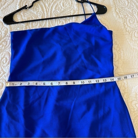 NWT NOOKIE designer cocktail party dress - penelope midi royal blue, L - Picture 6 of 7